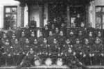Members of the Munster fire brigade at an anniversary celebration in 1905
